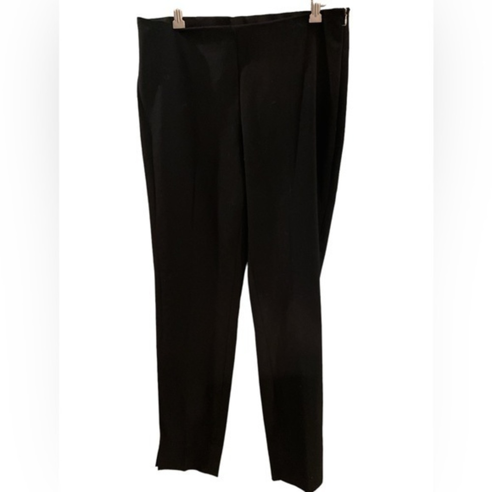 H&M slim dress black trouser side zip in size 10 new with tag